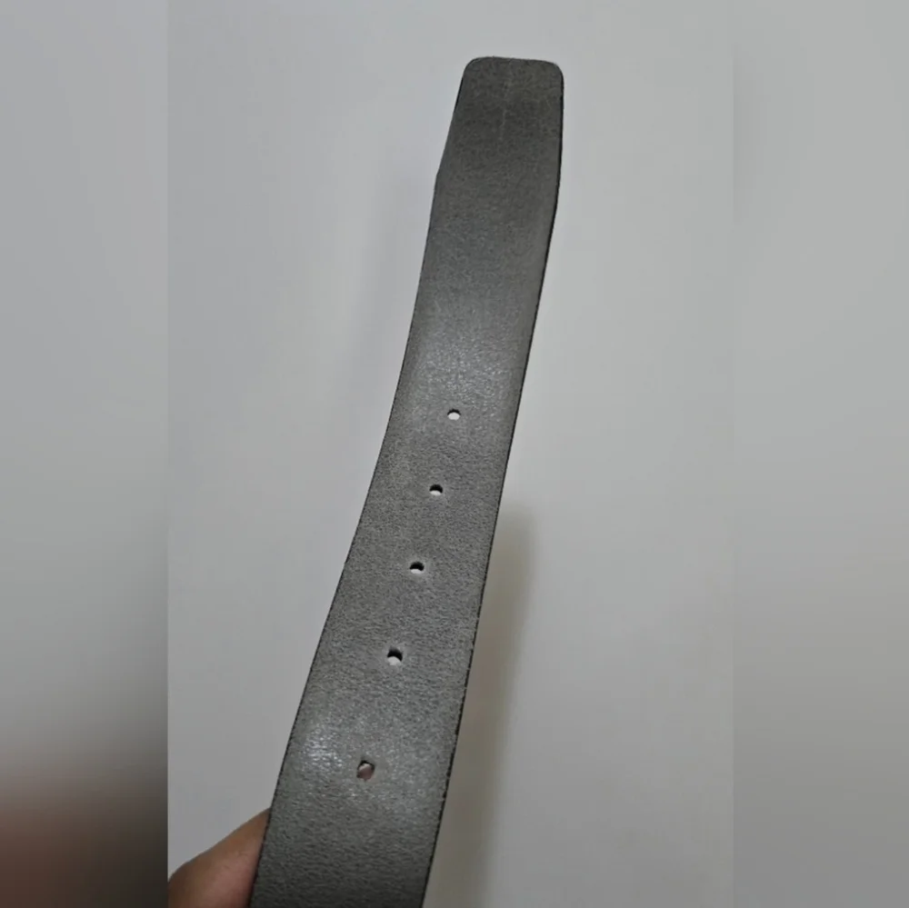 Ted Baker Navy Blue Leather Belt (Made in Italy) - Picture 8 of 8